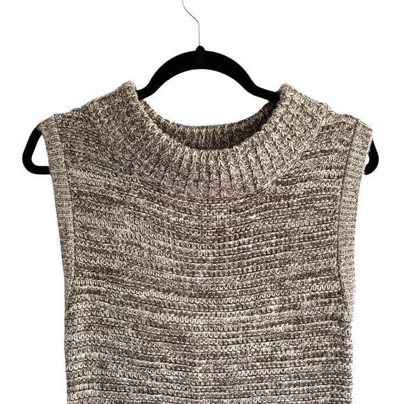 CALIFORNIA MOON RISE Sleeveless Knit Tunic Sweater Grey XS - Picture 4 of 8